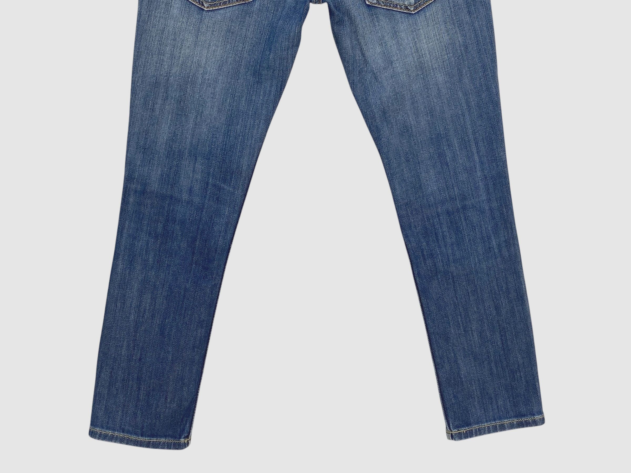 Designer × Jimmy Taverniti × Taverniti Taverniti Jeans Denim by Jimmy Taverniti Cropped Jeans Pants Size 24" / US 00 / IT 34 - 6 Thumbnail