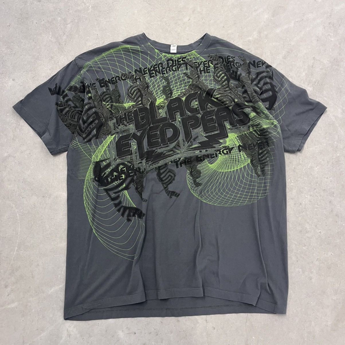 Rap Tees × Vintage CRAZY Vintage Y2K Black Eyed Peas AOP Cyber Computers XL Size US XL / EU 56 / 4 - 1 Thumbnail