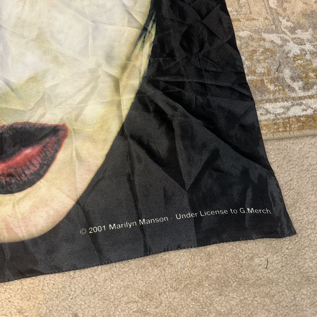 Marilyn Manson × Vintage Vintage Y2K 2001 Marilyn Manson Wall Flag Tapestry Poster Size ONE SIZE - 2 Thumbnail