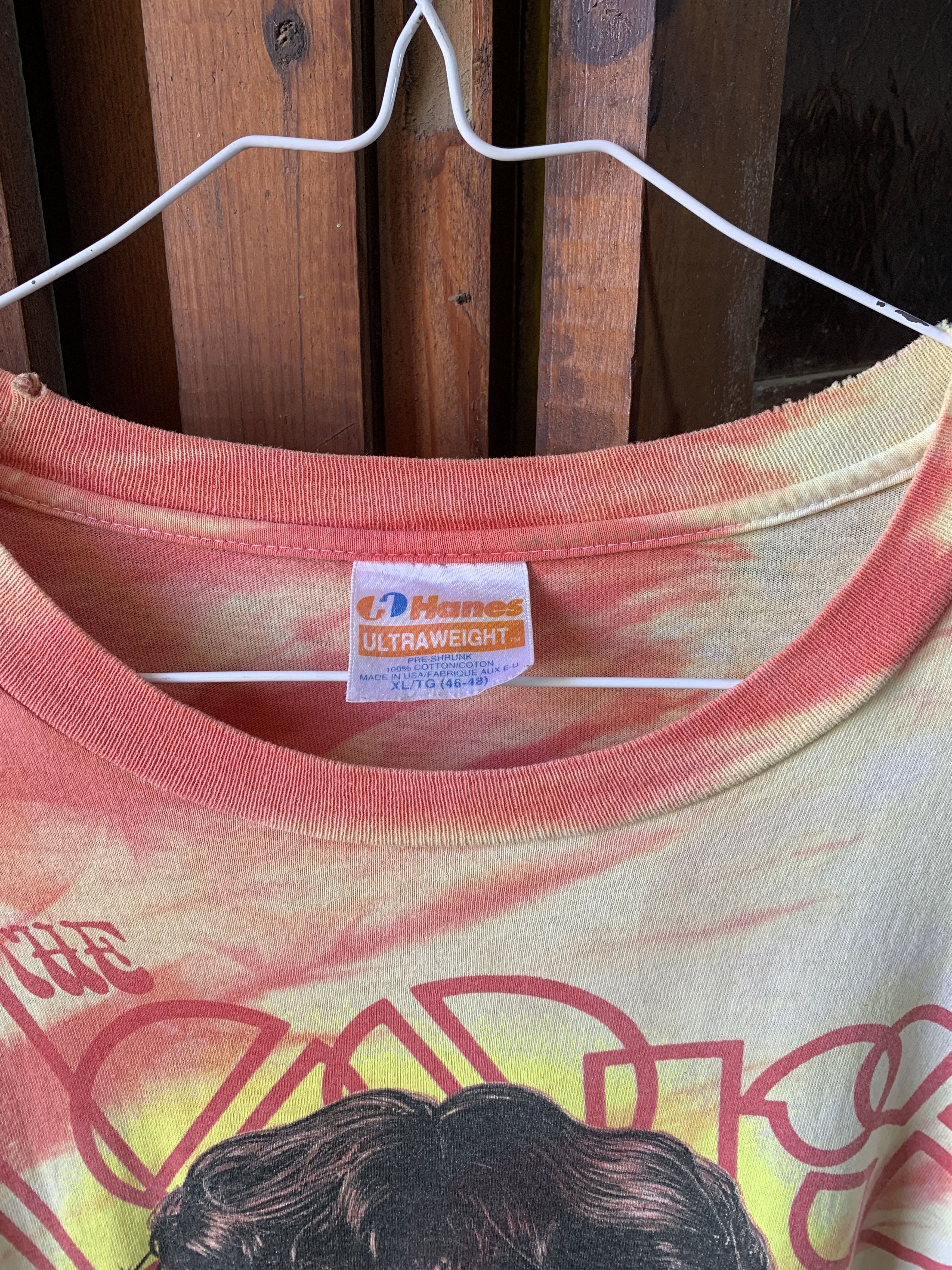 Band Tees Vintage The Doors Jim Morrison Tie Dye Shirt XL 90 Single S Size US XL / EU 56 / 4 - 3 Thumbnail