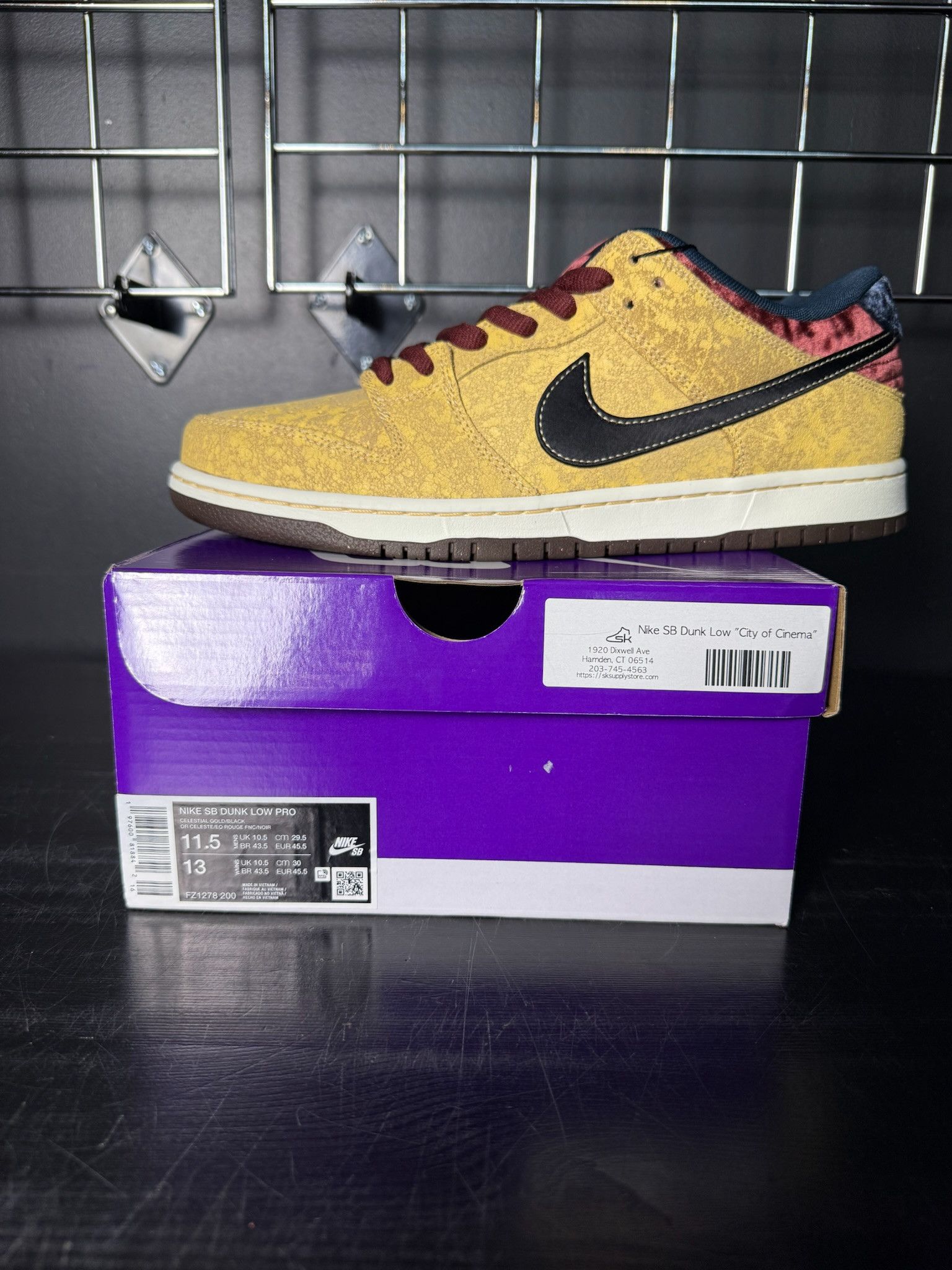 Nike Nike SB Dunk Low "City of Cinema" - Size 11.5 Size US 11.5 / EU 44-45 - 6 Thumbnail