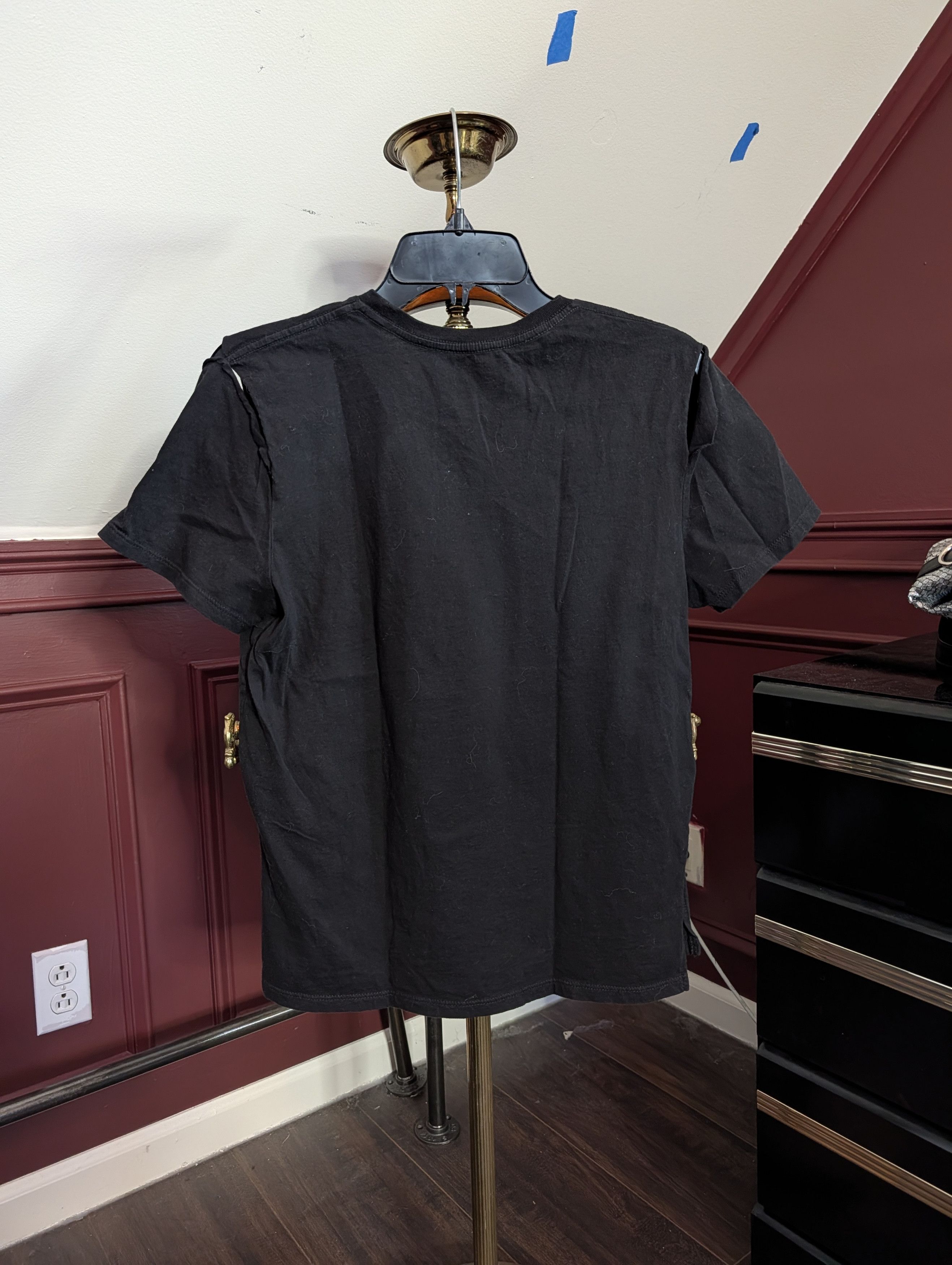 The Recycled Planet Hand distressed open shoulder Blondie black t-shirt Size M / US 6-8 / IT 42-44 - 8 Thumbnail