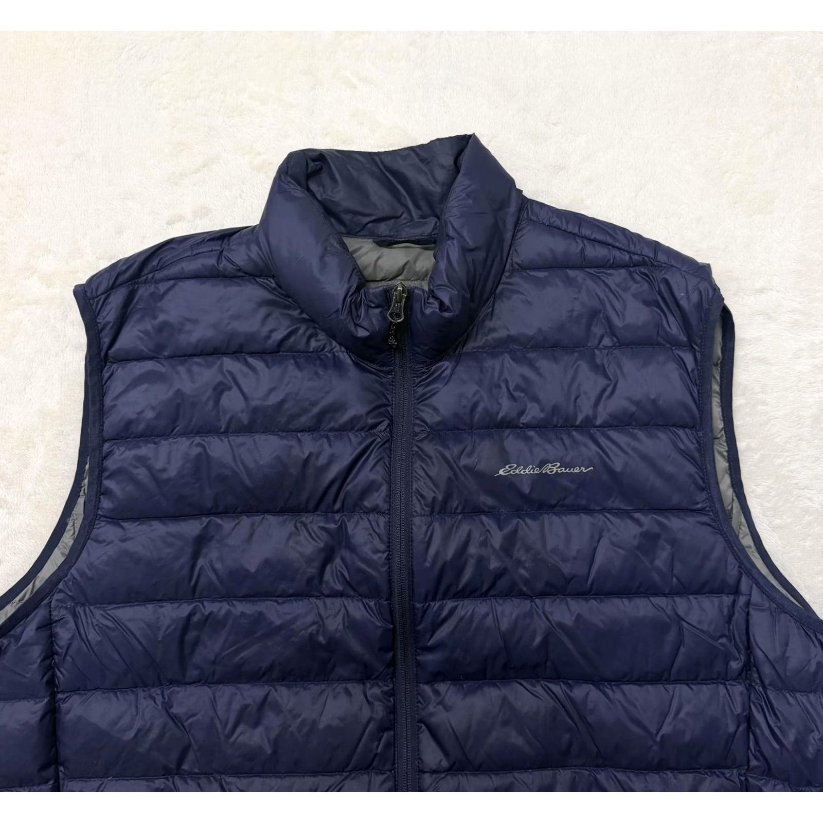 Eddie Bauer Eddie Bauer Vest Mens 2XL Blue Quilted Puffer Full Zip Insulated Outdoor Warm Size US XXL / EU 58 / 5 - 2 Thumbnail