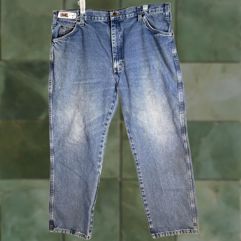 Dickies Dickies Jeans Mens 40x29 Blue Denim Relaxed Fit Straight Leg 5 Pocket Workwear Size US 40 / EU 56 - 1 Thumbnail