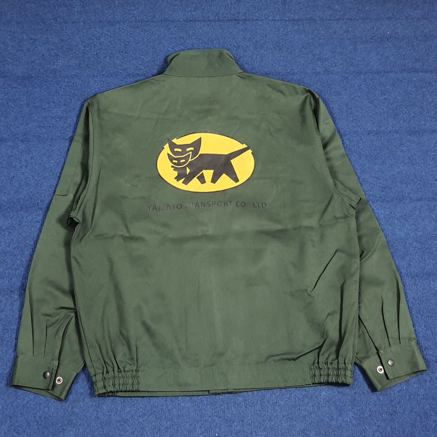 Japanese Brand Vintage Yamato Transport Japan Custom Logo Jacket C284N11 Size US L / EU 52-54 / 3 - 1 Thumbnail