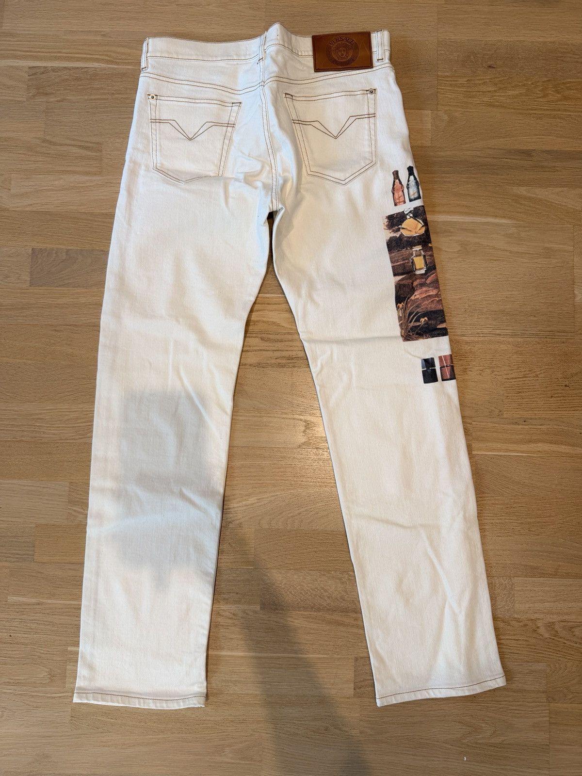 Versace Versace parfum couture print jeans Size US 30 / EU 46 - 2 Thumbnail