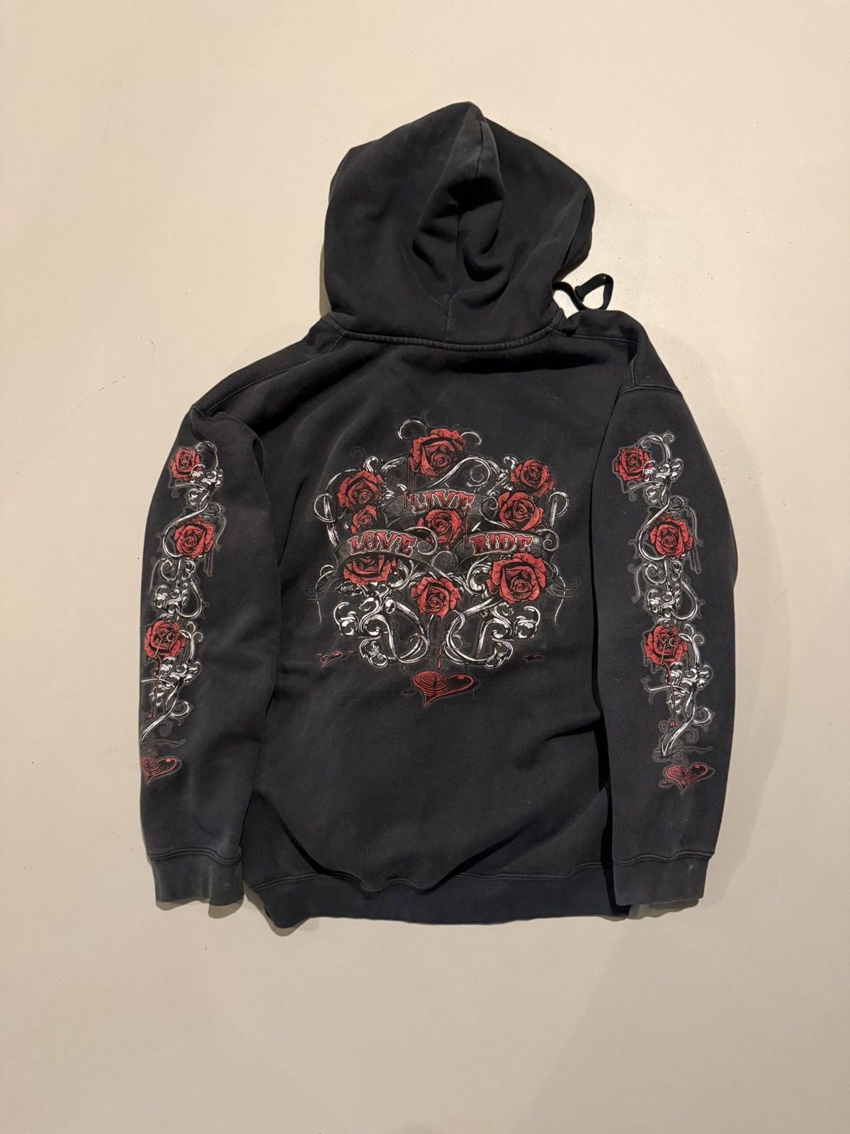 Harley Davidson Vintage Harley Davidson LIKE Zip Up Hoodie Y2K 2000s 90s Size US XL / EU 56 / 4 - 1 Thumbnail