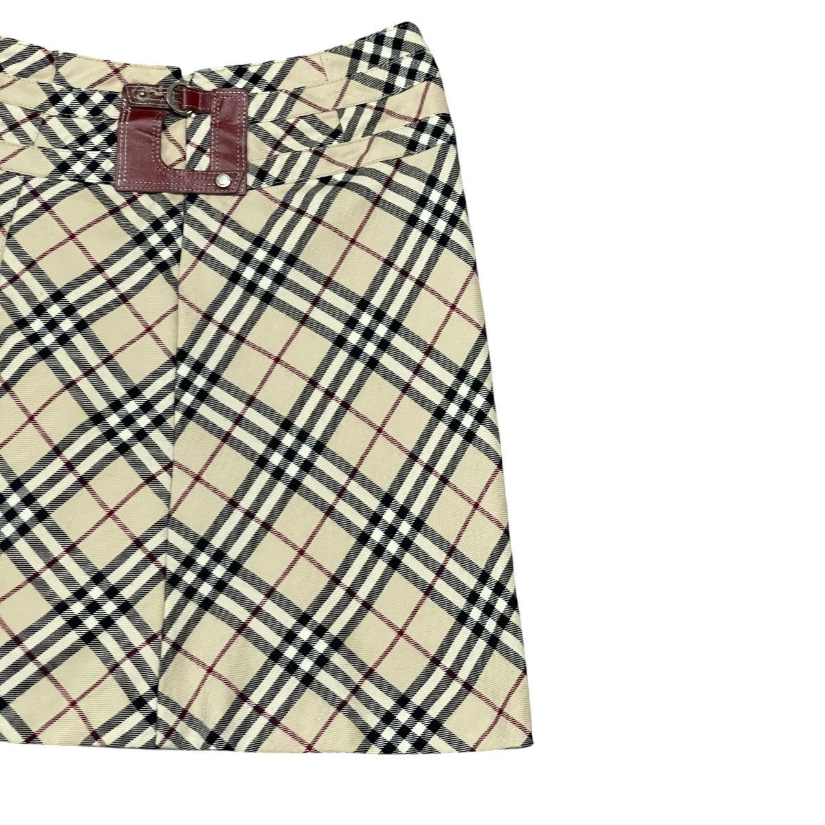 Burberry Vintage Burberry Blue Label Nova Check Wool Pleated Skirt Size 25" / US 0 / IT 36 - 5 Thumbnail