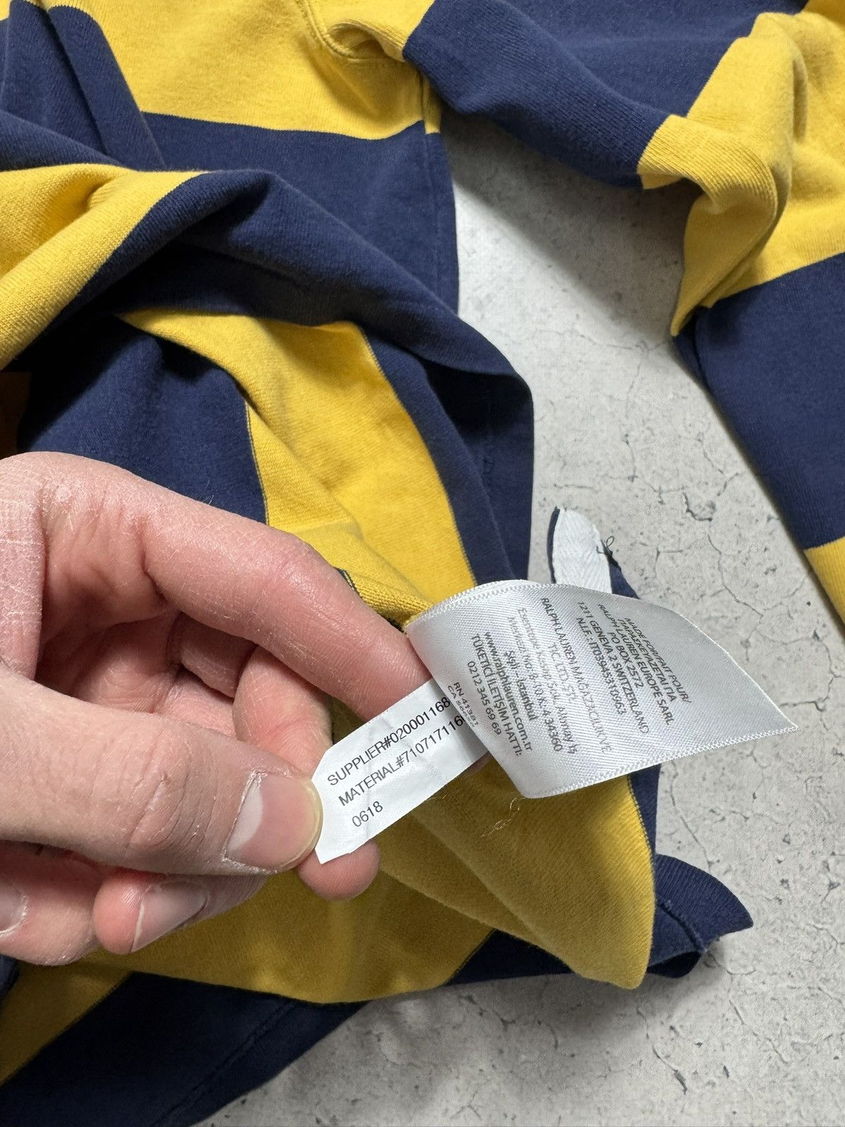 Polo Ralph Lauren Polo Ralph Lauren Striped Rugby Sweatshirt PRL Size XL Size US XL / EU 56 / 4 - 9 Thumbnail