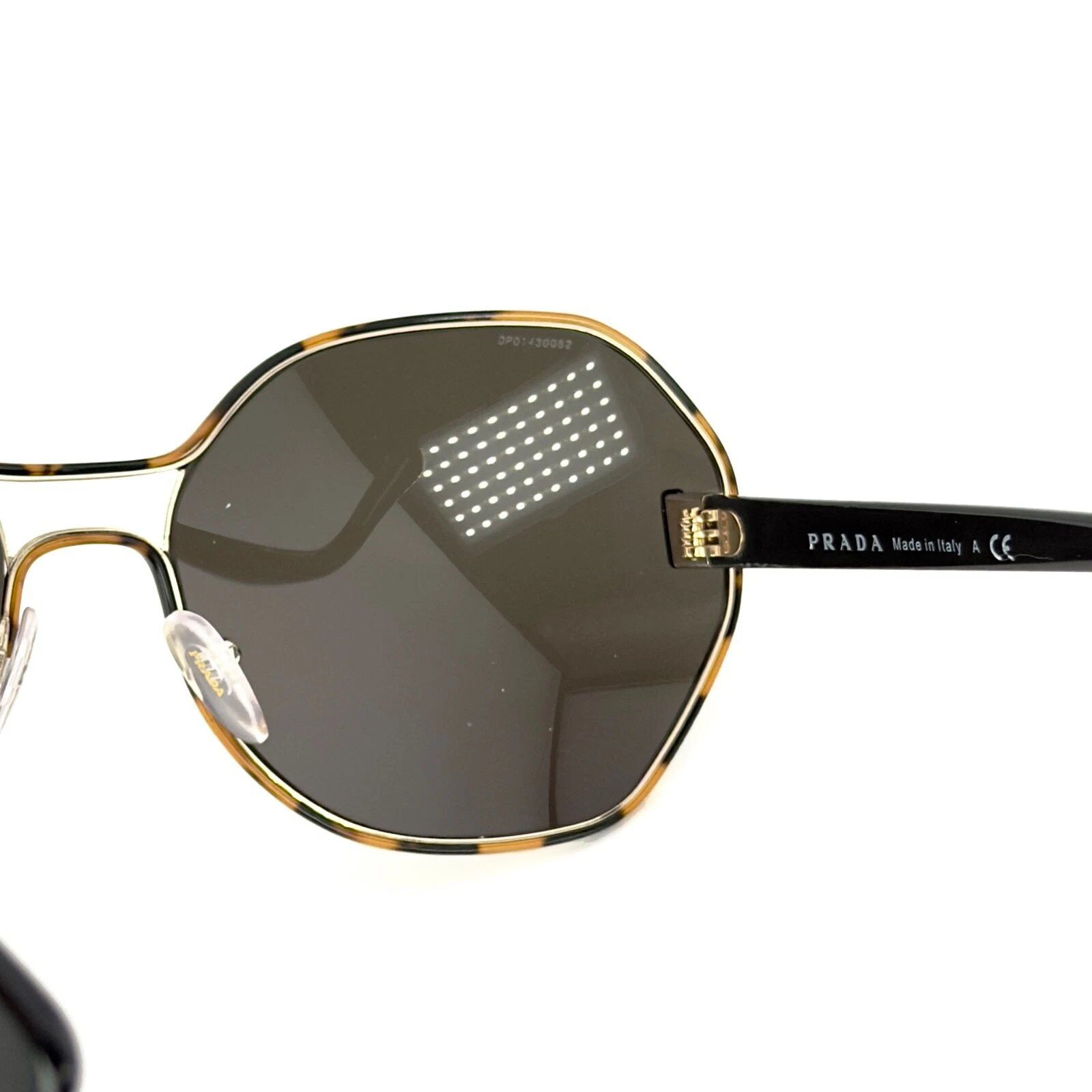 Prada PRADA 53T MOD EVOLUTION PR53TS Black Geometric Sunglasses Size ONE SIZE - 8 Thumbnail