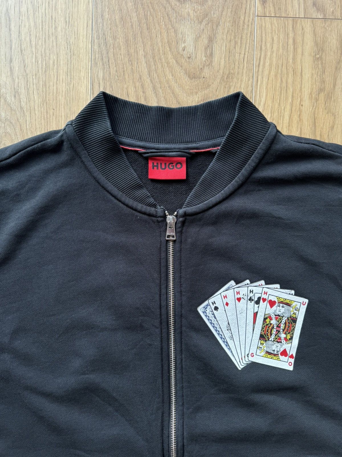 Hugo Boss Hugo Full House Bomber Sweatshirt Black | M-L | Zip Size US M / EU 48-50 / 2 - 7 Thumbnail