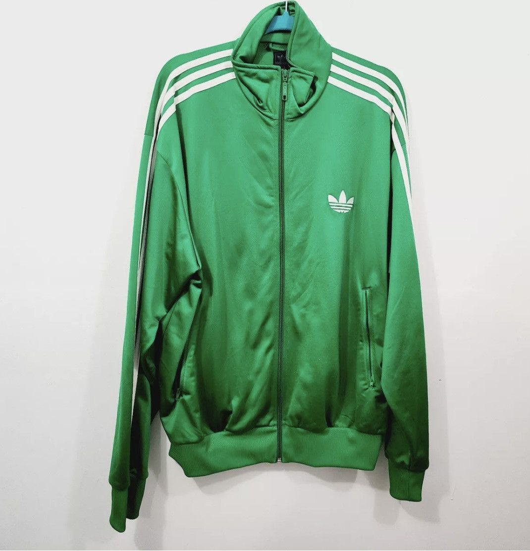トップス adidas track jacket green Bright Green Track Jacket by Adidas | ThriftTale