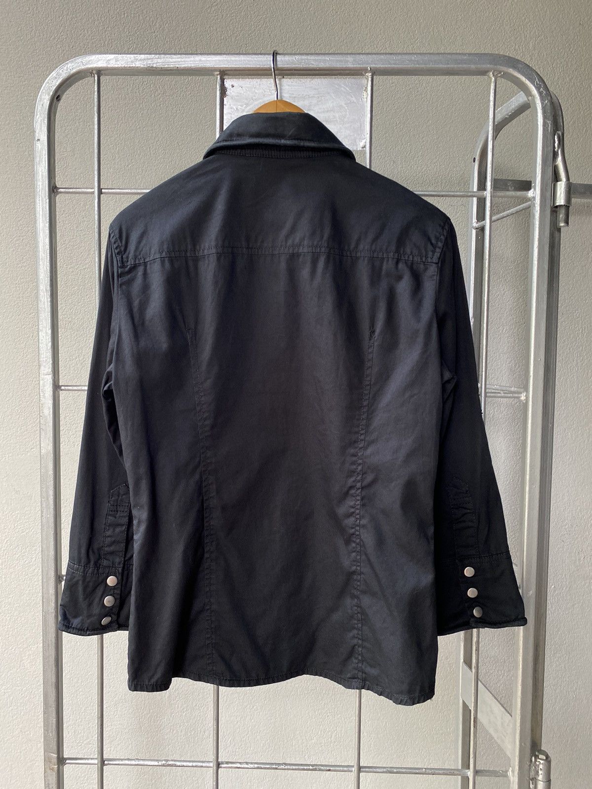 Japanese Brand × Seditionaries Witches‘ Sabbath Y2K Punk Double Pockets Zipper Black Shirt Size S / US 4 / IT 40 - 2 Thumbnail