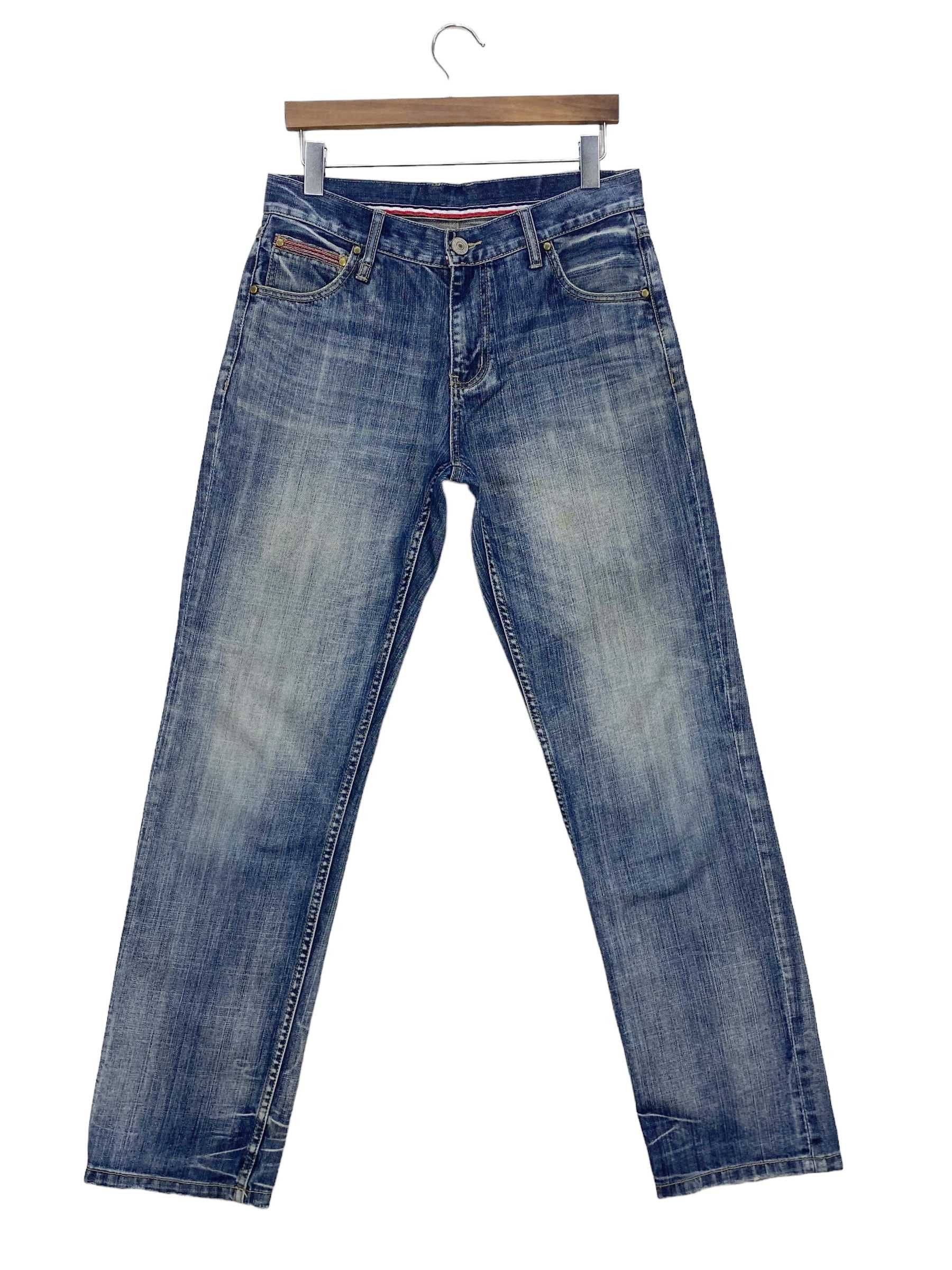 Japanese Brand TK Mixpice Medium Wash Tapered Leg Jeans Size US 31 - 2 Thumbnail
