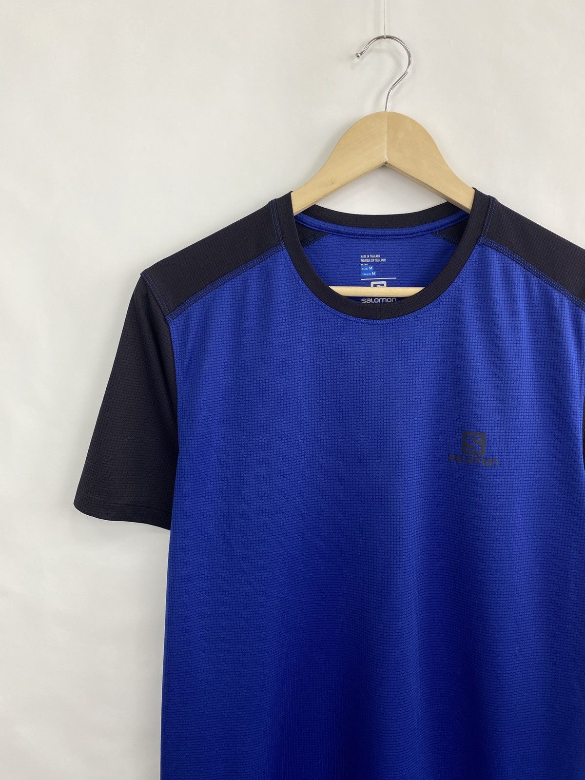 Salomon 🇺🇸🧗 Salomon ActiveDry Running Outdoor T-Shirt Mountains Rare Size US M / EU 48-50 / 2 - 2 Thumbnail