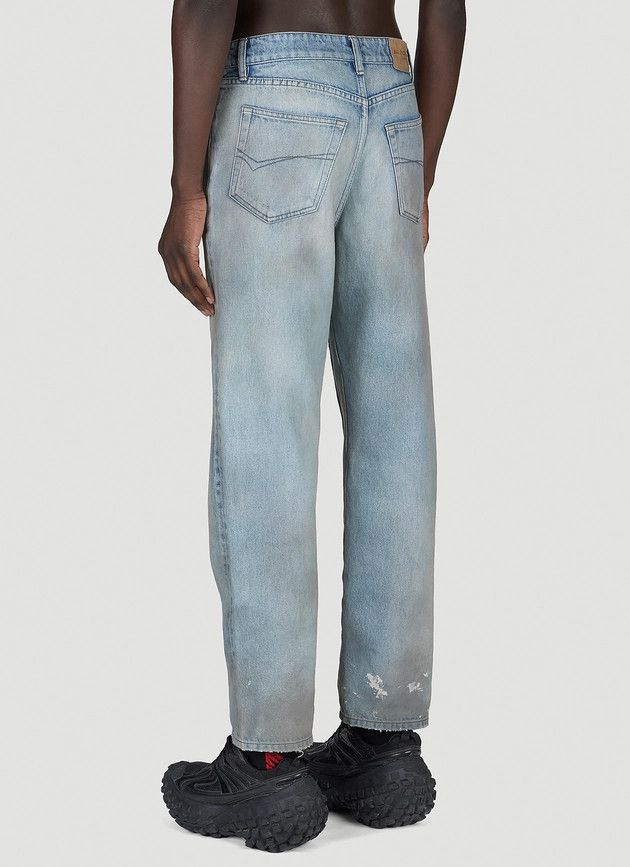 Balenciaga o1in1g0924 O Leg Pants in Blue Size US 30 / EU 46 - 3 Thumbnail