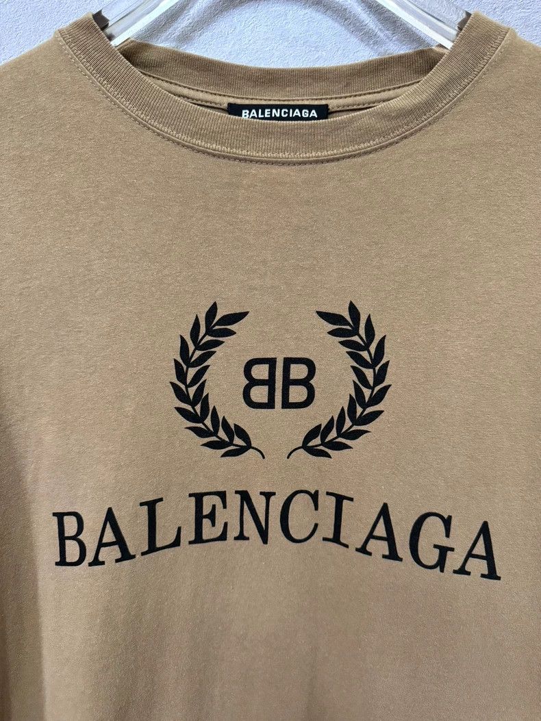 Balenciaga Balenciaga Wheat Spike Khaki Short Sleeve Size US S / EU 44-46 / 1 - 6 Thumbnail