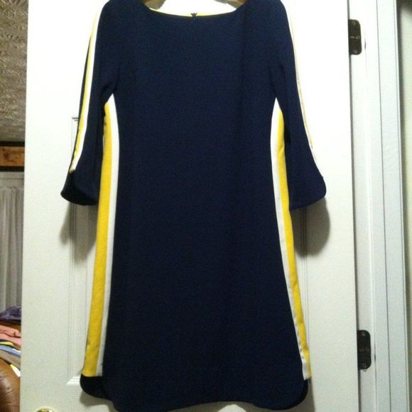 Vince Camuto VINCE CAMUTO WOMEN'S NEW NAVY 94%POLYESTER DRESS SIZE:12 Size XL / US 12-14 / IT 48-50 - 3 Thumbnail