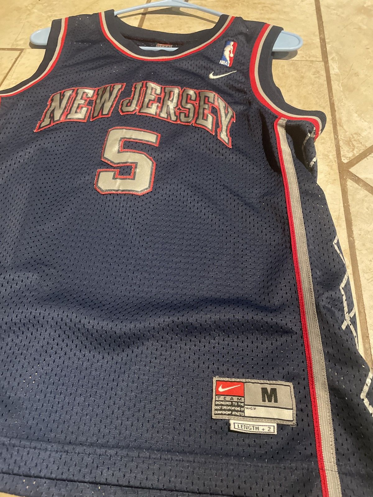 NBA × Nike Jason Kidd New Jersey Nets Jersey Size US XS / EU 42 / 0 - 4 Thumbnail