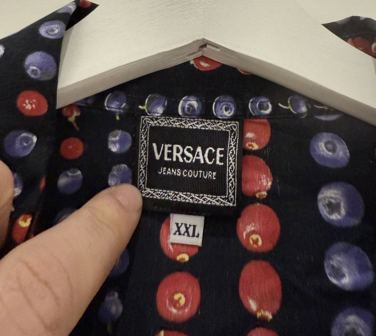 Versace Versace fruit collection 90s vintage shirt Size US XXL / EU 58 / 5 - 3 Thumbnail