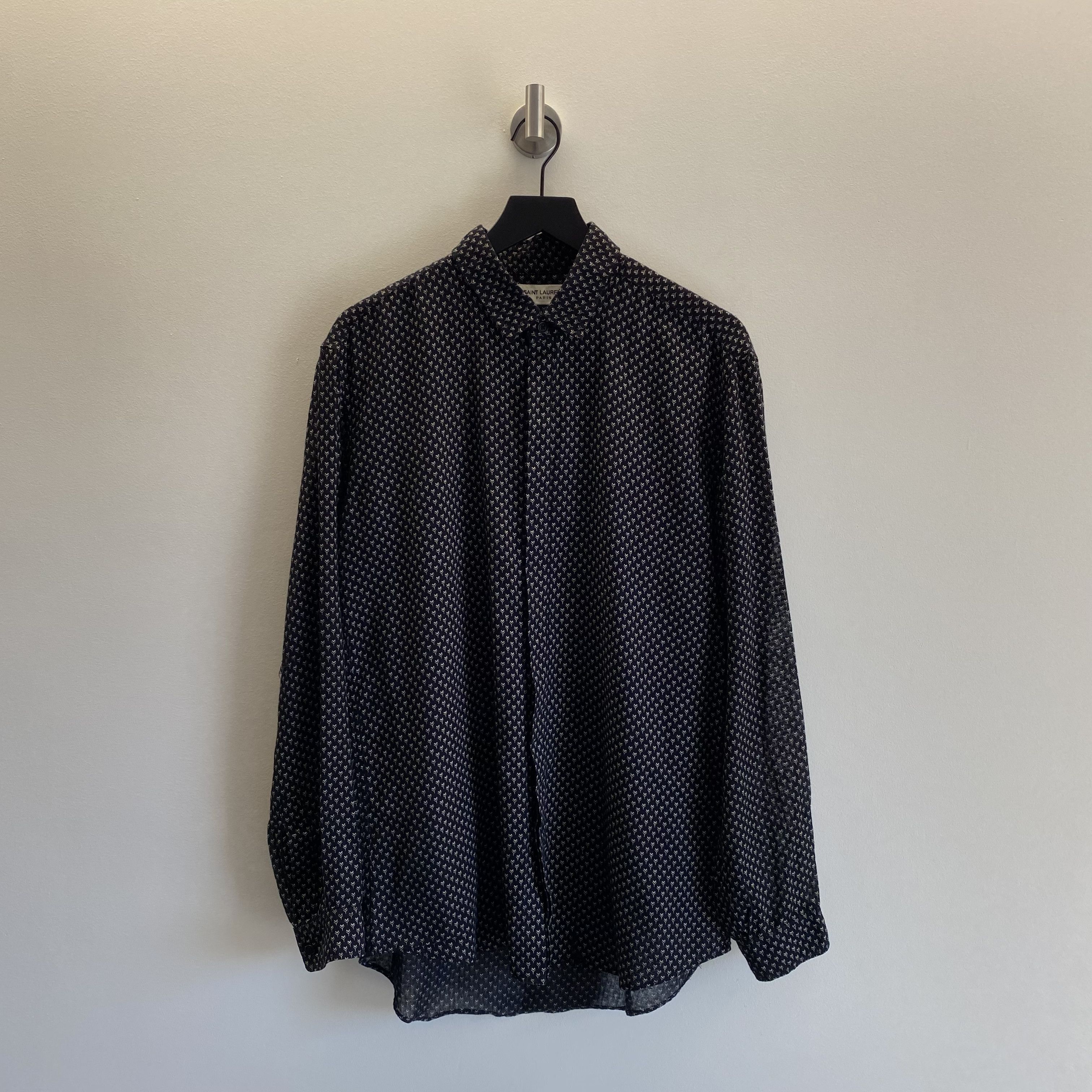 Saint Laurent Paris 16SS All-Over Print Shirt