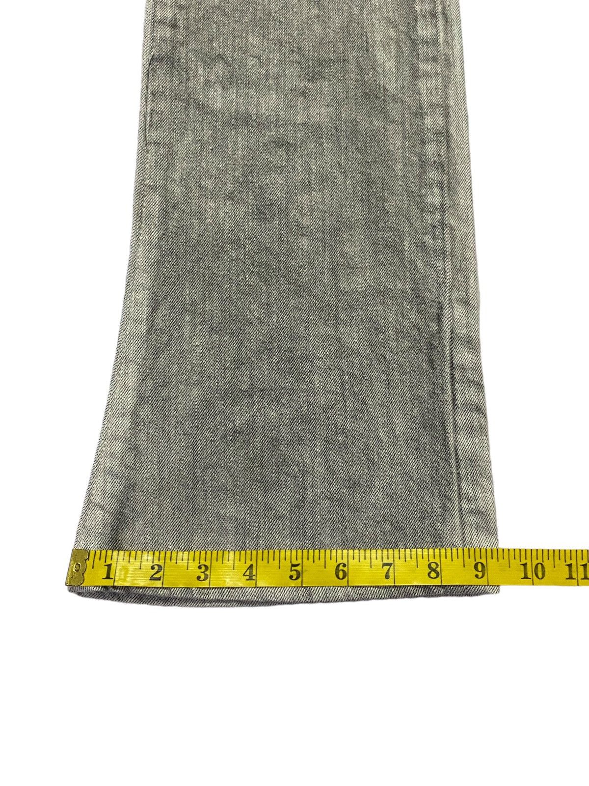 JACKROSE Jack Rose Ripped Distressed Clow Mark Smoke Denim Pants Size 33" - 10 Thumbnail