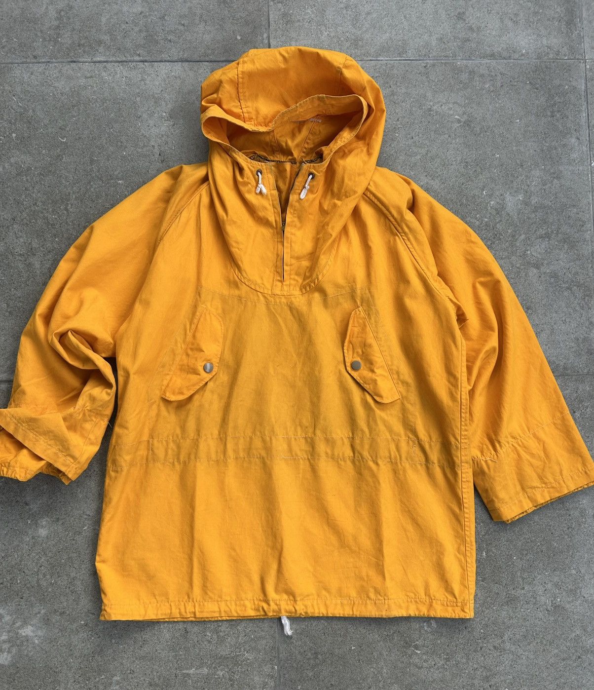 Vintage Vintage Hooded Mustard Smock Jacket Size US M / EU 48-50 / 2 - 3 Thumbnail