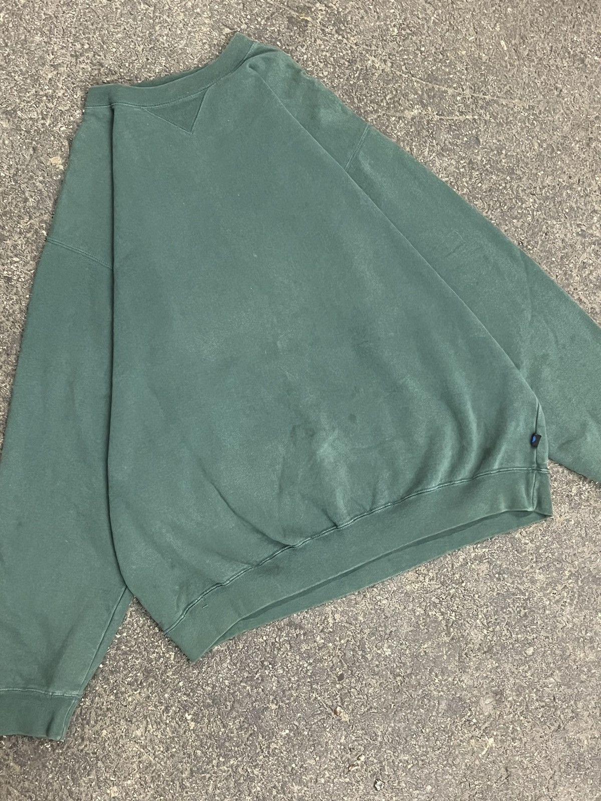 Russell Athletic × Vintage Blank boxy fit sweatshirt russell style earth tone green Size US L / EU 52-54 / 3 - 2 Thumbnail
