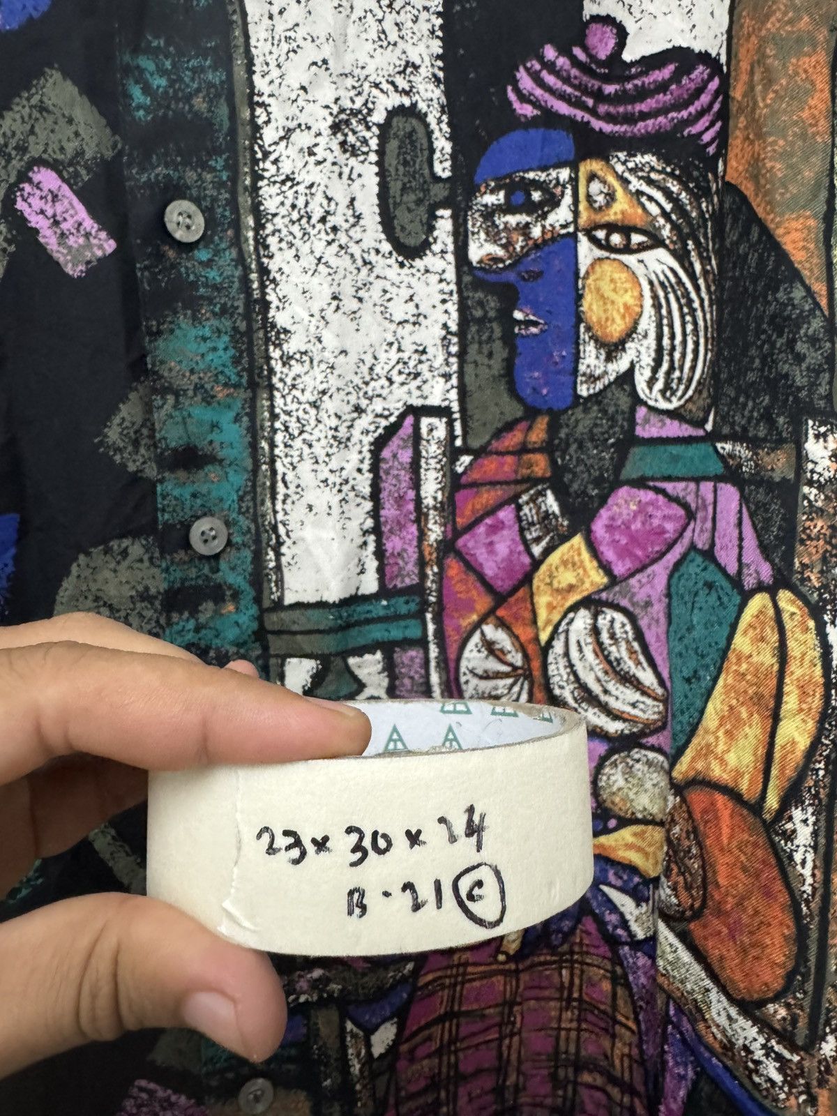 Vintage Picasso Art x Gellan Europe Shirt Size US M / EU 48-50 / 2 - 10 Thumbnail