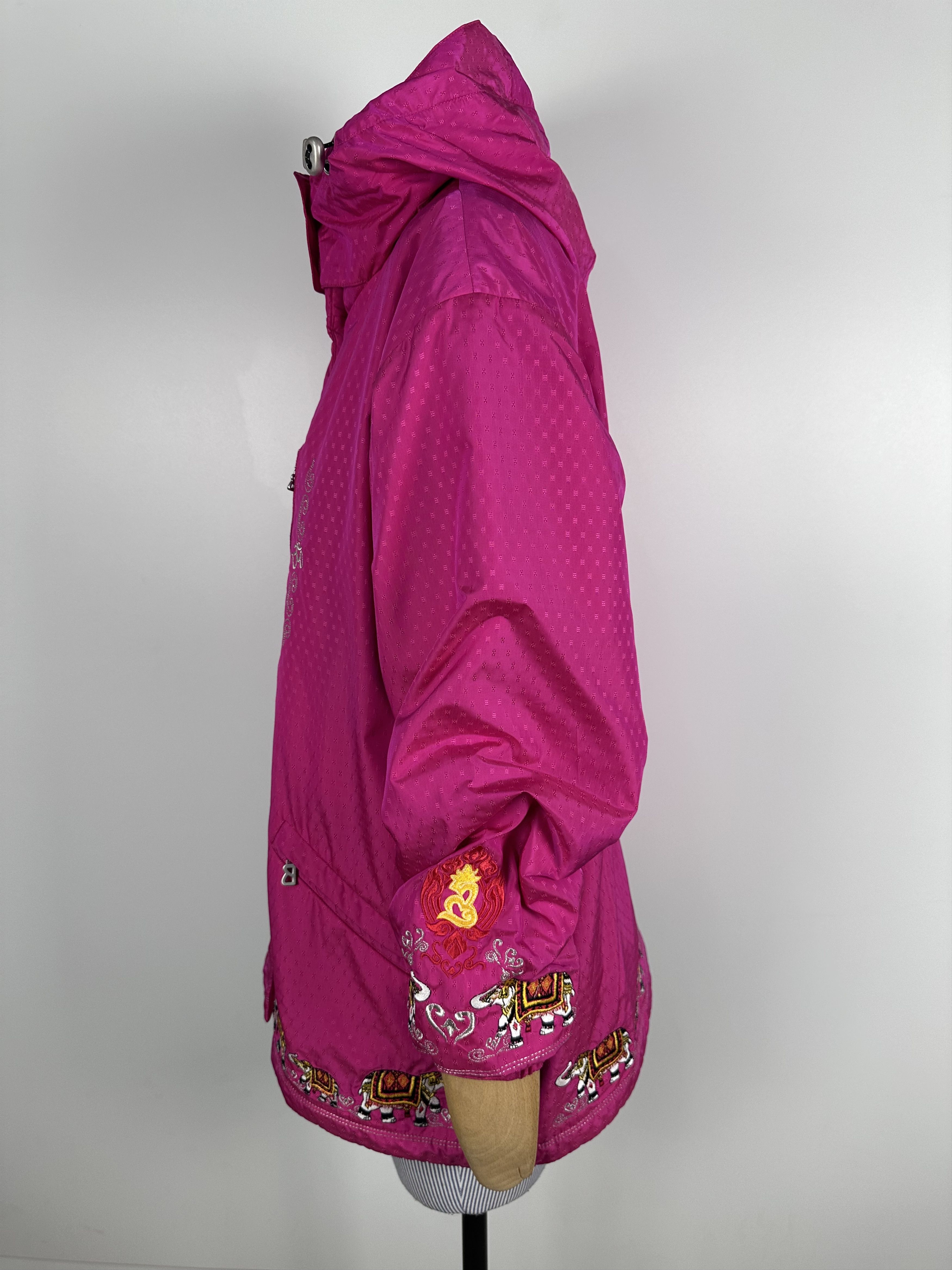 Bogner Bogner Vintage Ski Jacket India Embroidered Pink Womens Size L / US 10 / IT 46 - 7 Thumbnail