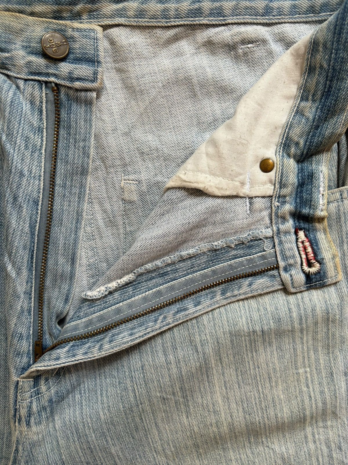 Dogtown × Japanese Brand Vintage Dog Town Mud Wash Distressed Loose Baggy Jorts Size US 32 / EU 48 - 12 Thumbnail