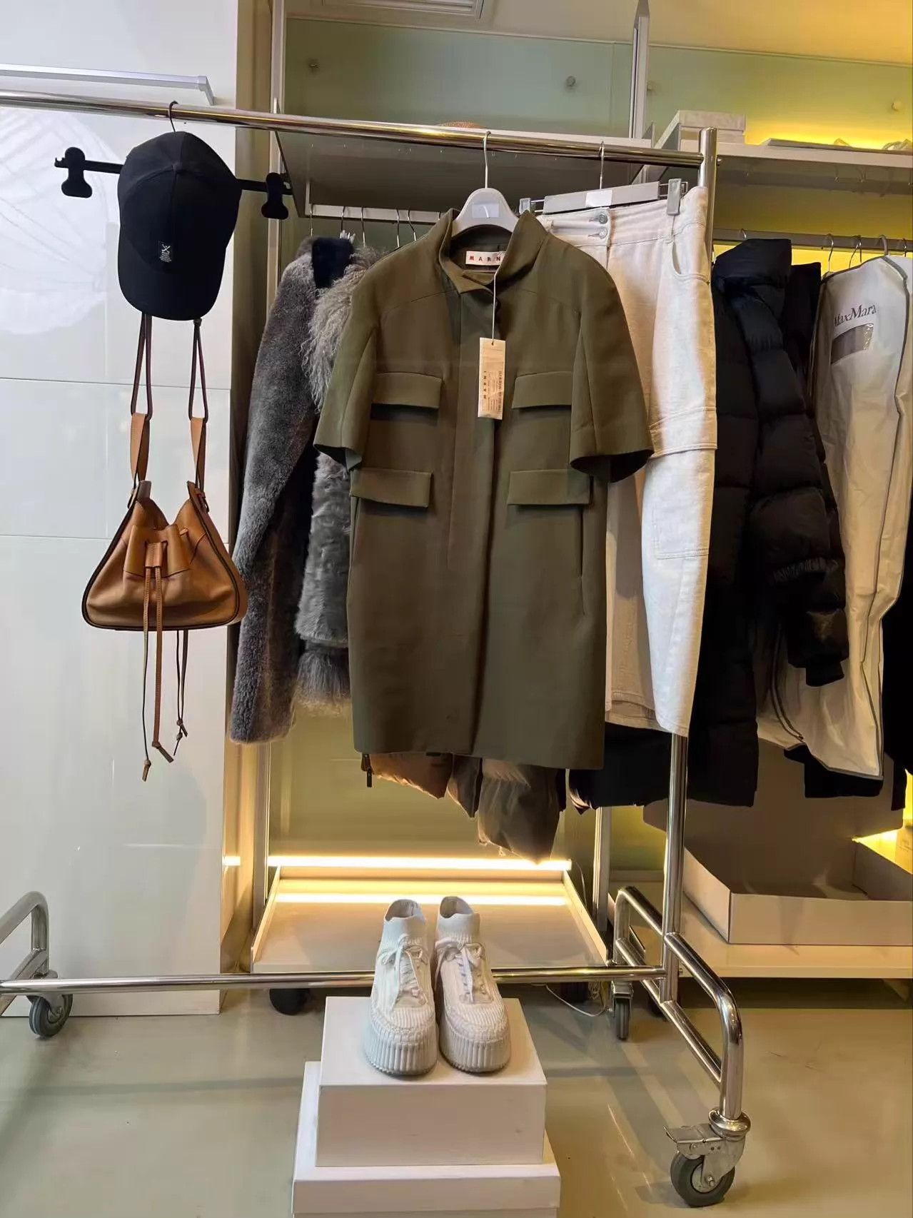 Marni Marni Olive Green Trench Coat 42 (IT) Size M / US 6-8 / IT 42-44 - 1 Thumbnail