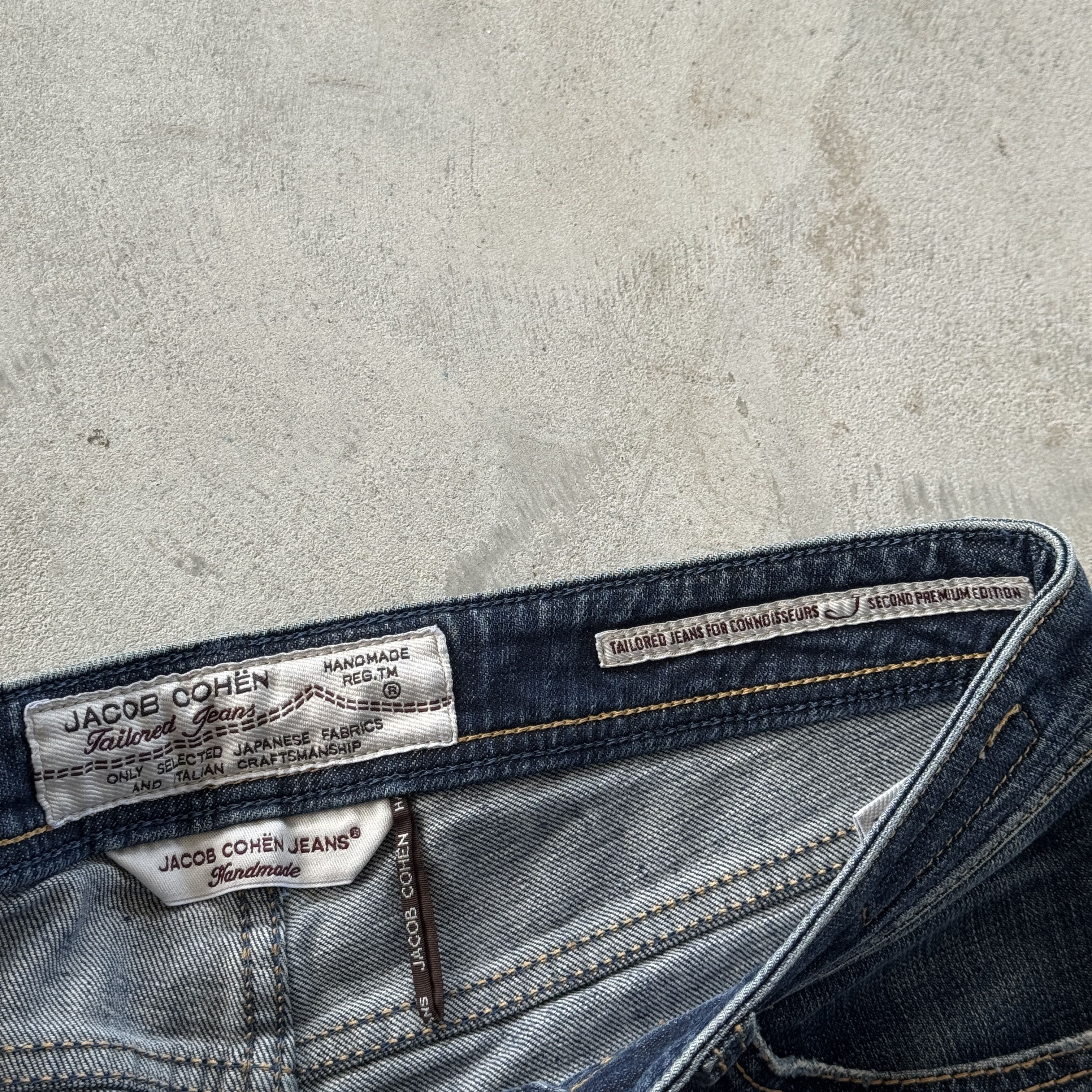 Jacob Cohen Jacob Cohen Handmade Tailored Denim Blue Jeans 32 Size US 32 / EU 48 - 8 Thumbnail