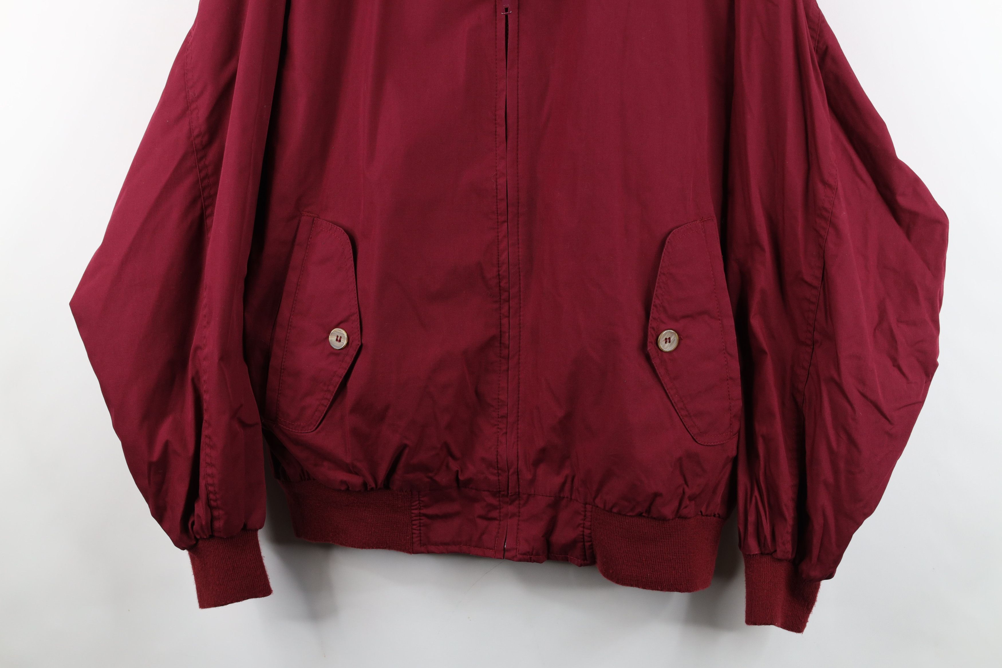 Vintage Vintage 90s Streetwear Lined Cafe Racer Bomber Jacket Red Size US L / EU 52-54 / 3 - 3 Thumbnail