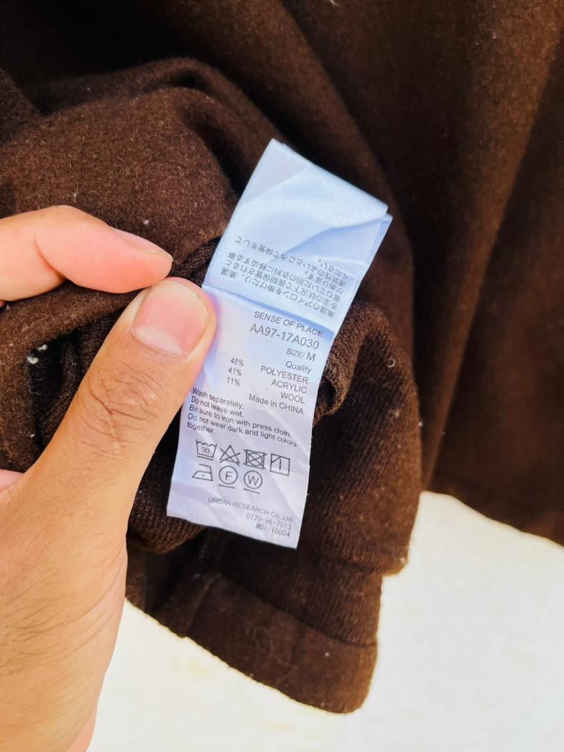Japanese Brand × Vintage Vintage Sense Of Place Wool Designed Fashion Style Size US XL / EU 56 / 4 - 10 Thumbnail
