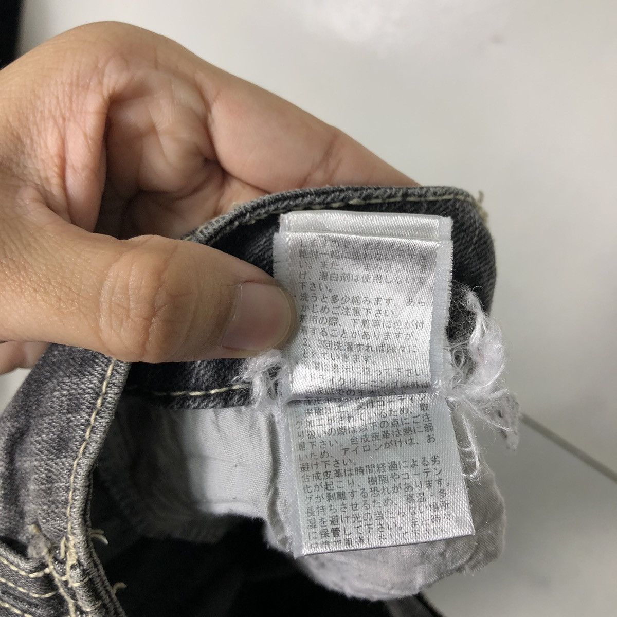 Japanese Brand PUNK DESIGN THE VINTAGE STANDARD SKINNY DISTRESSED DENIM Size US 30 / EU 46 - 18 Thumbnail
