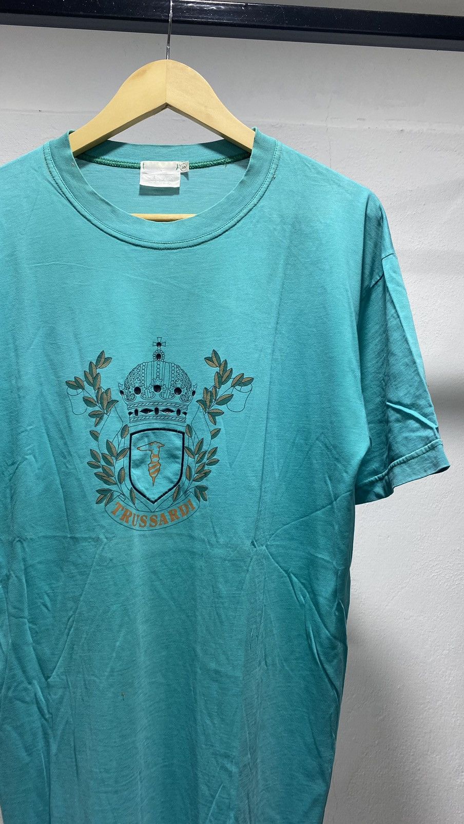 Trussardi × Vintage 💥Rare Trussardy Italy Graphic Logo Cross Size US S / EU 44-46 / 1 - 2 Thumbnail