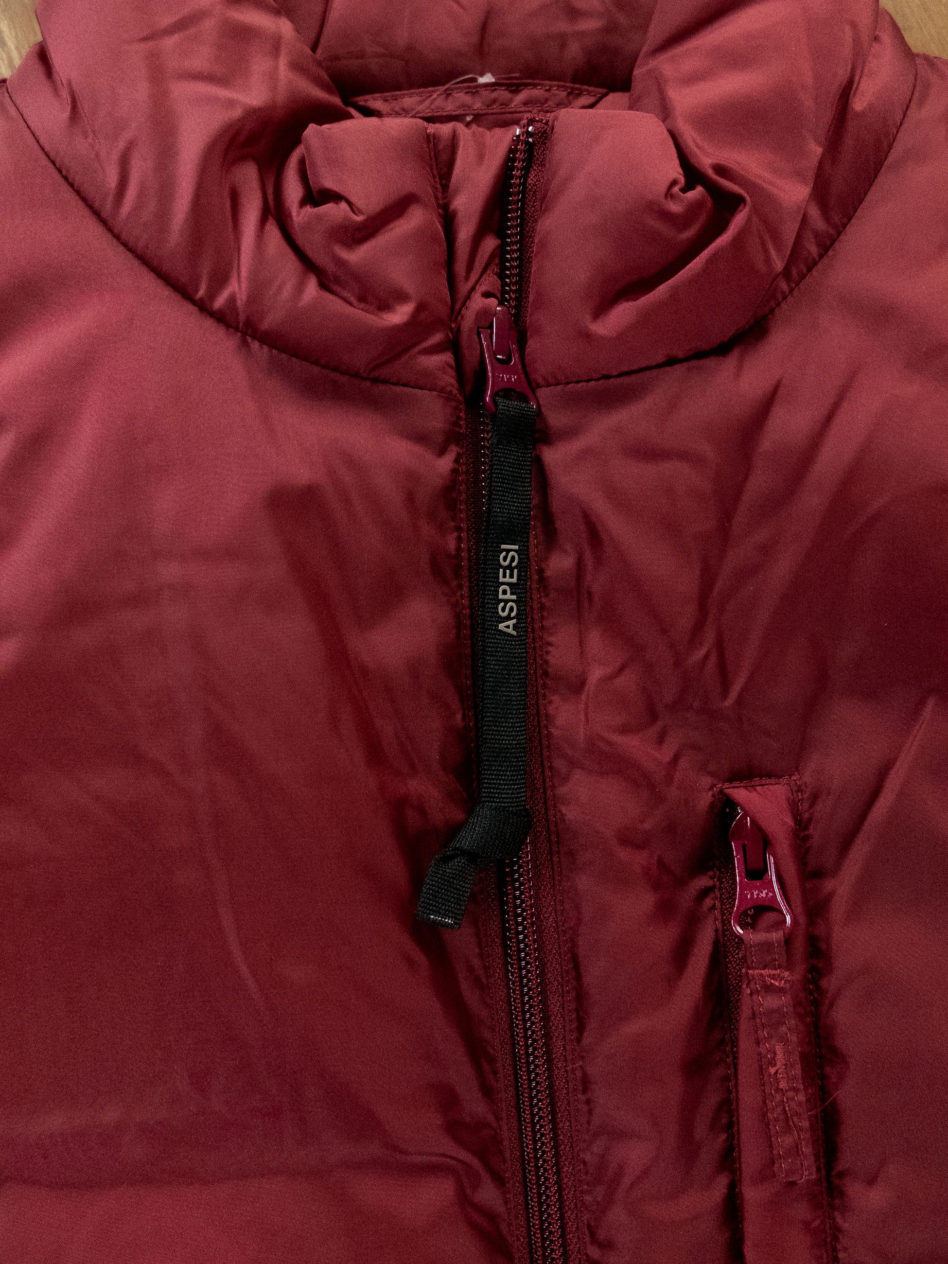 Aspesi ASPESI Gil slim fit burgundy technical padded gilet vest Size US L / EU 52-54 / 3 - 2 Thumbnail