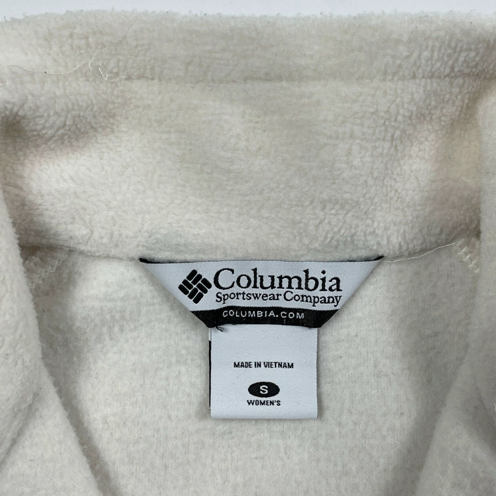 Vintage Columbia Jacket Women's Small Full Zip Fleece Beige Outdoors Pockets Be Size S / US 4 / IT 40 - 7 Thumbnail