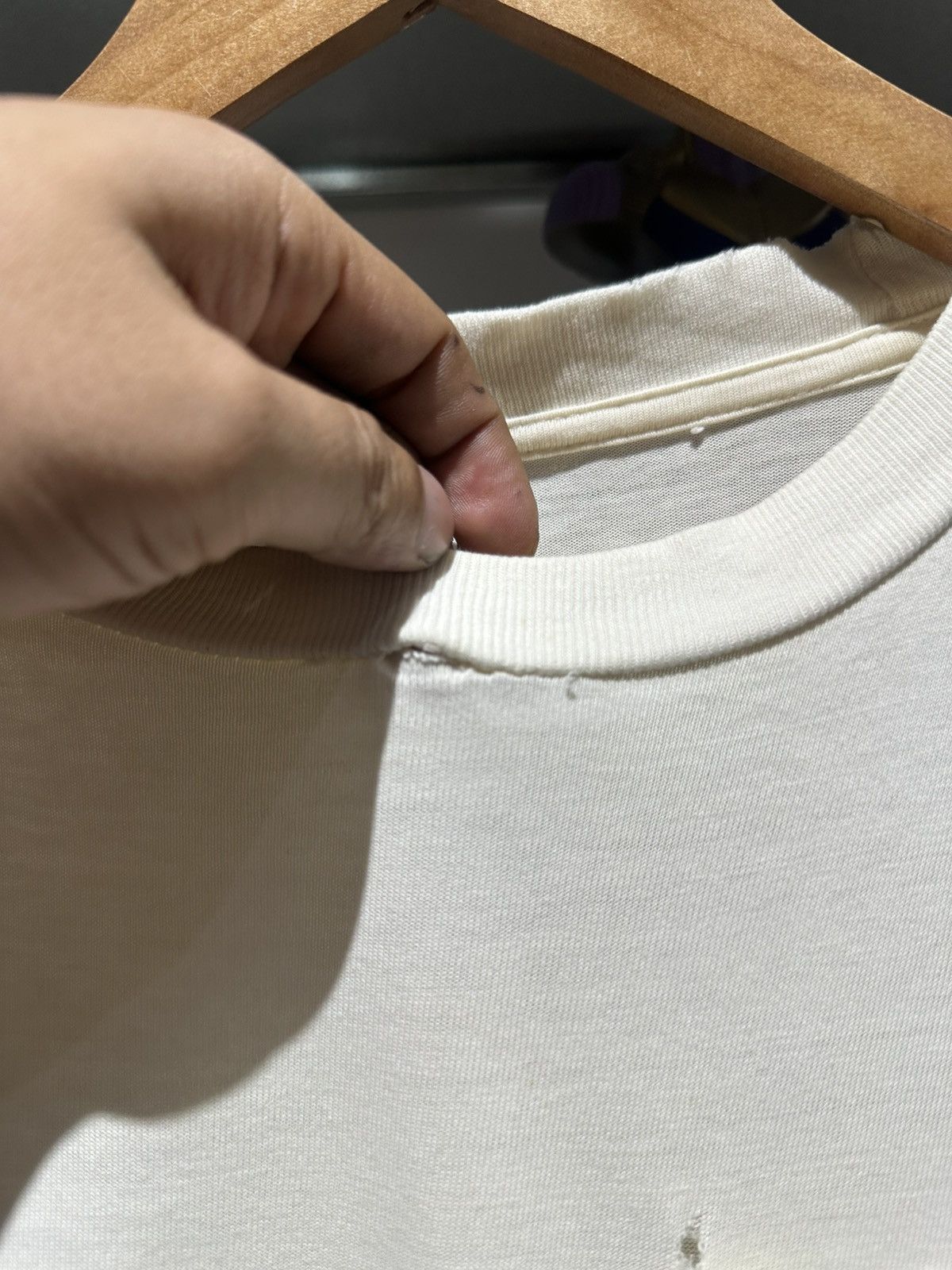 Vintage distressed vintage chrome hearts pocket tee Size US L / EU 52-54 / 3 - 11 Thumbnail