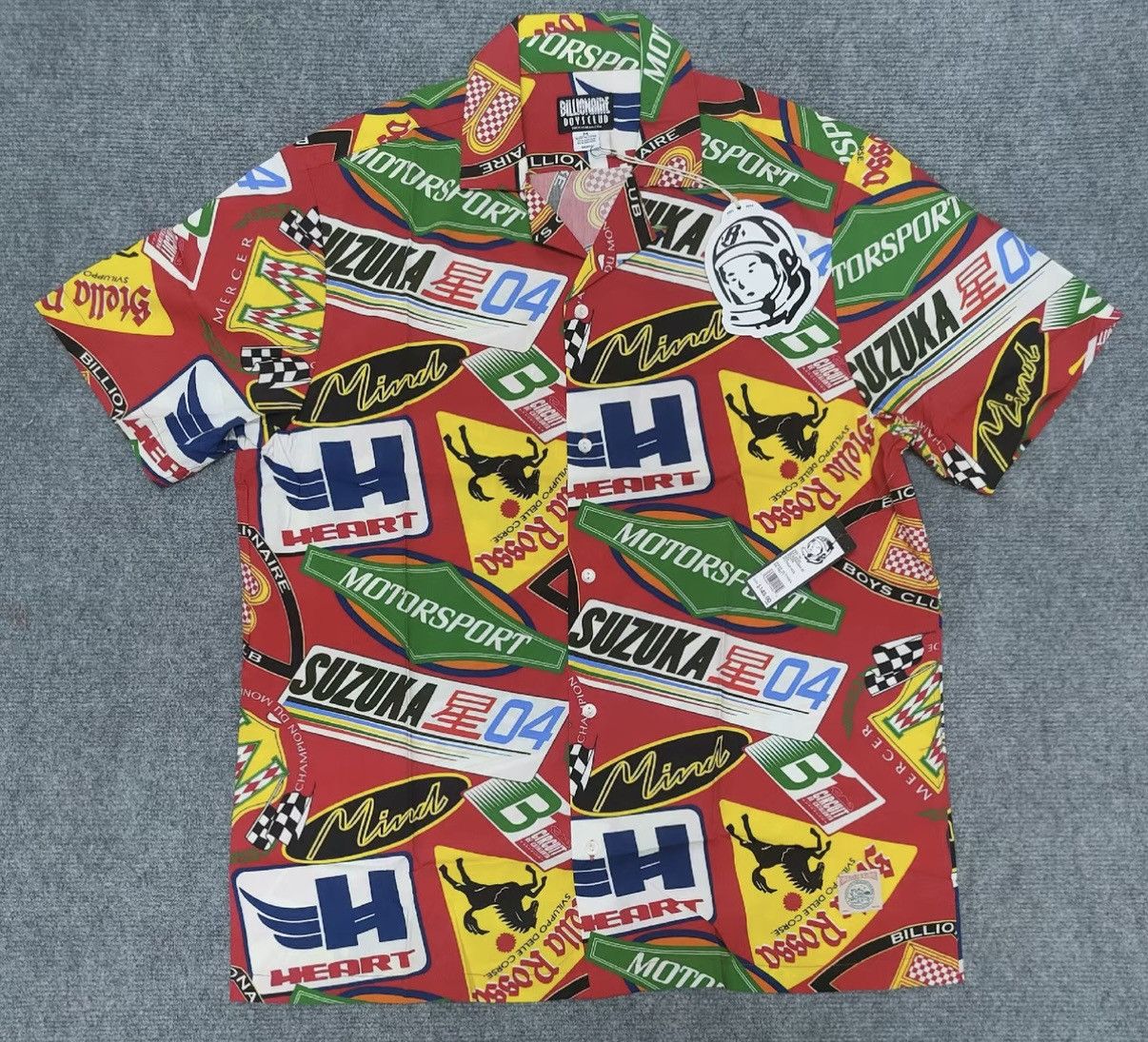 Billionaire Boys Club Racing-themed all-over print shirt by Billionaire Boys Club Size US M / EU 48-50 / 2 - 1 Thumbnail
