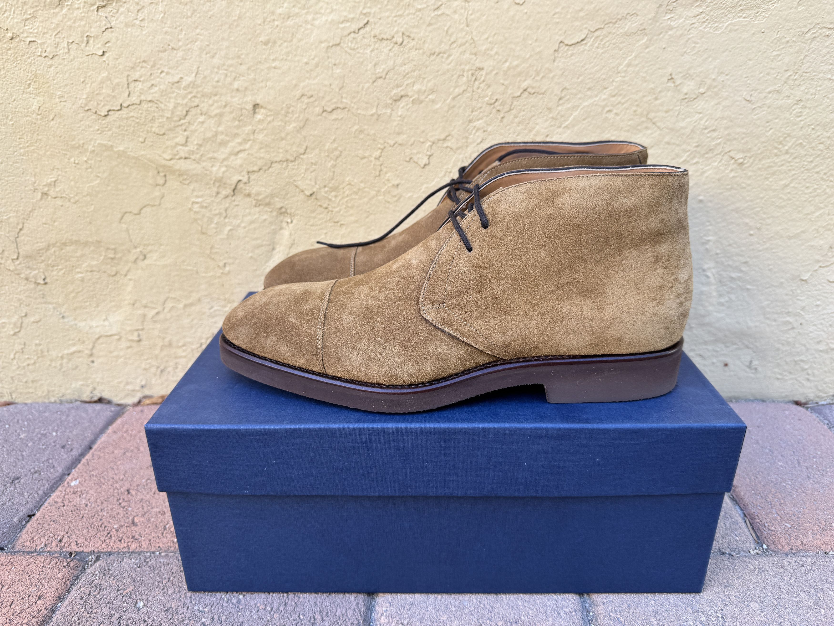 Other Fiori Di Lusso Caramel Brown Chukka Boots Size US 8.5 / EU 41-42 - 1 Thumbnail