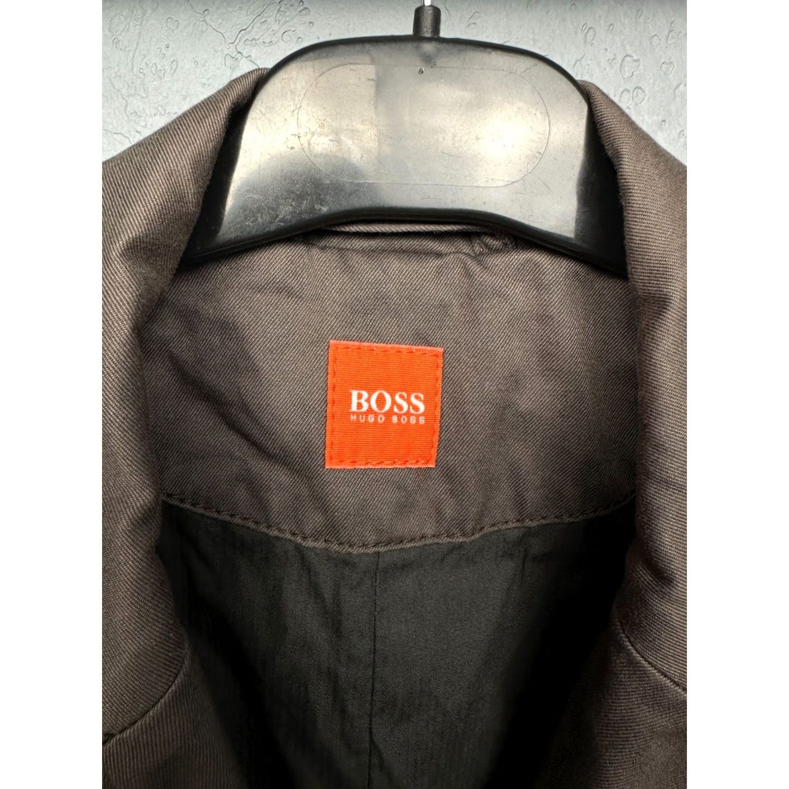 Hugo Boss HUGO BOSS Blazer Mens Vintage Size 52 (L) Brown Shirt Jacket Size 42R - 3 Thumbnail
