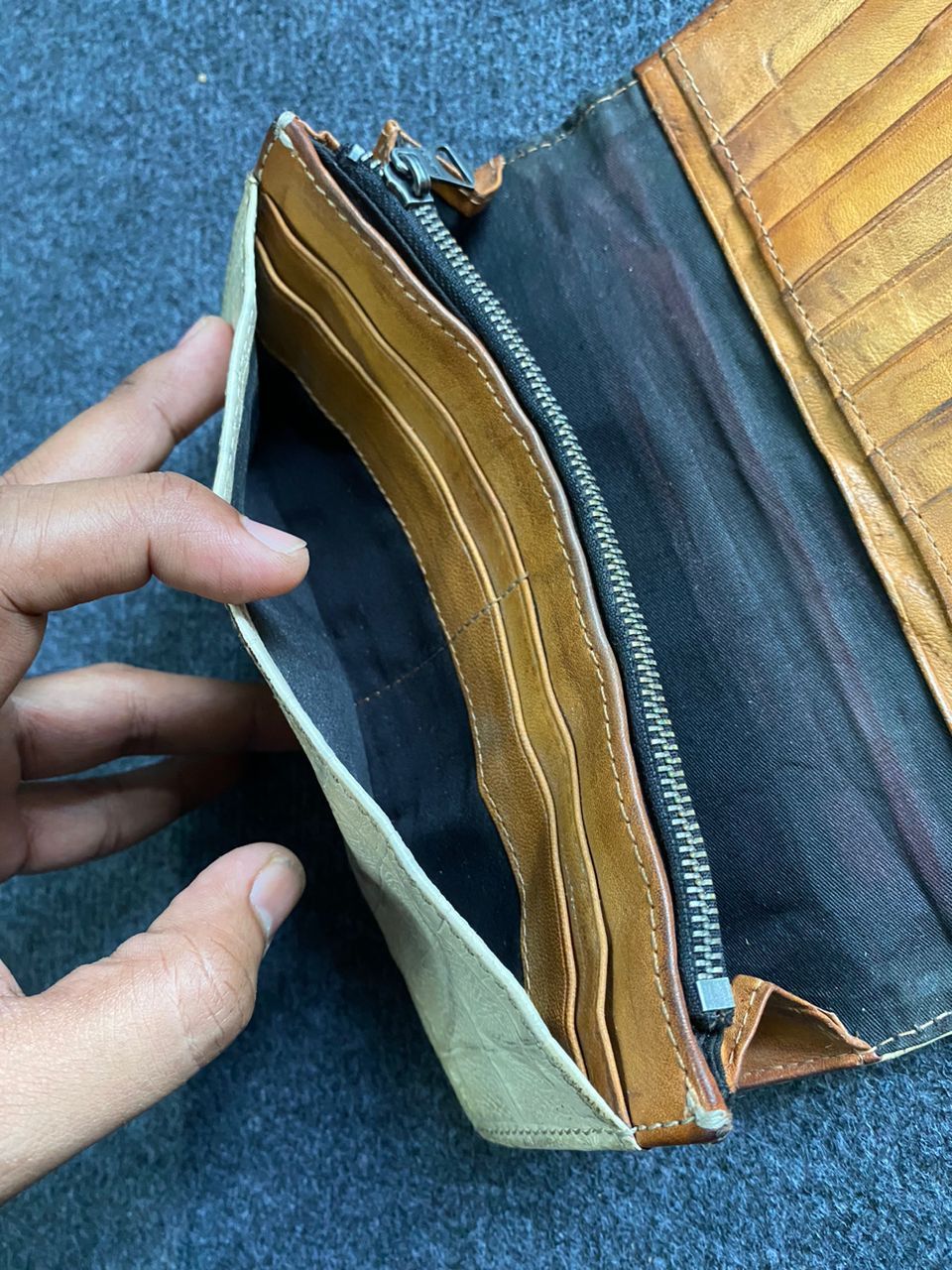 Diesel × Genuine Leather Diesel Crocs Embossed Genuine Leather Wallet Size ONE SIZE - 13 Thumbnail