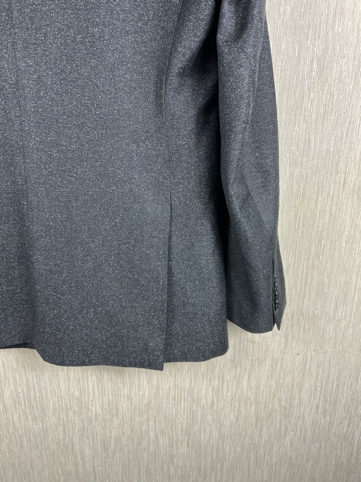 Burberry Burberry London wool silk gradient grey spray blazer jacket Size 54R - 18 Thumbnail