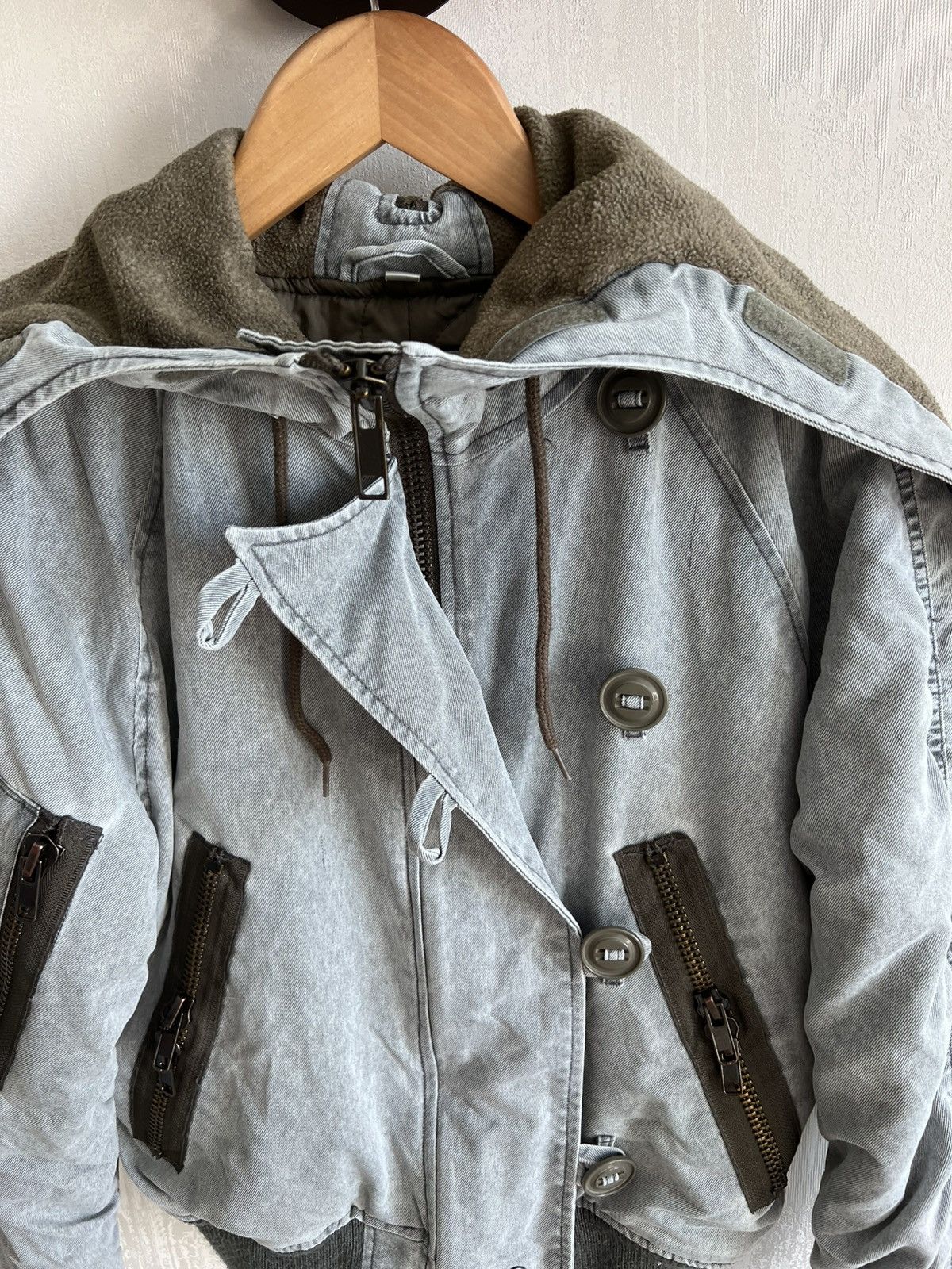 Allsaints Vintage Allsaints N-2B fur burned flight jacket US Size US S / EU 44-46 / 1 - 7 Thumbnail