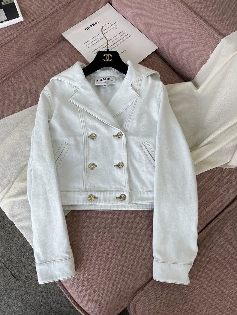 Chanel Chanel 24M Beach Series Denim Jacket - dmc Size US XS / EU 42 / 0 - 1 Thumbnail