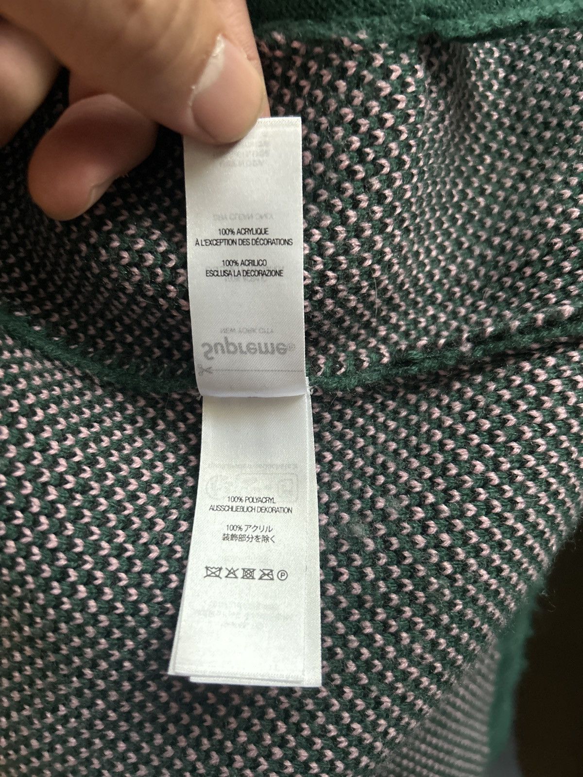 Supreme Supreme accent brushed zip up hooded sweater Size US XL / EU 56 / 4 - 5 Thumbnail