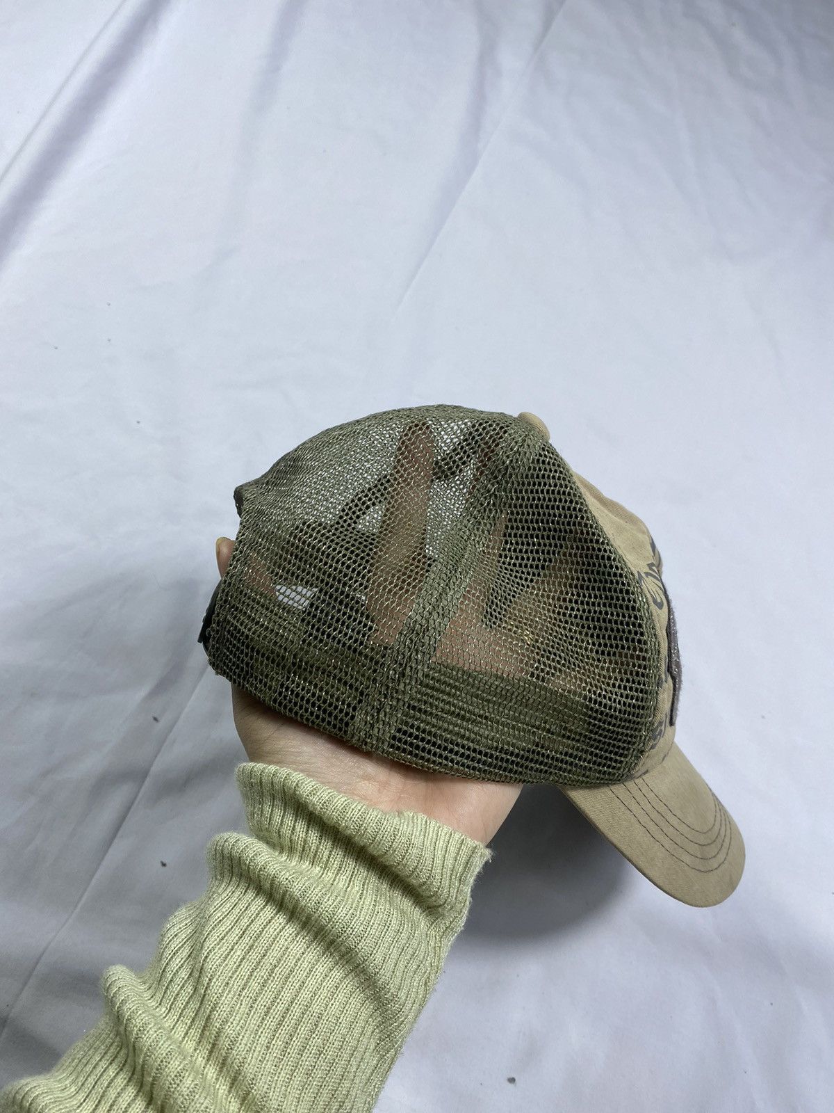 20471120 Ghotic Skull Studded Hat Distressed Size ONE SIZE - 4 Thumbnail