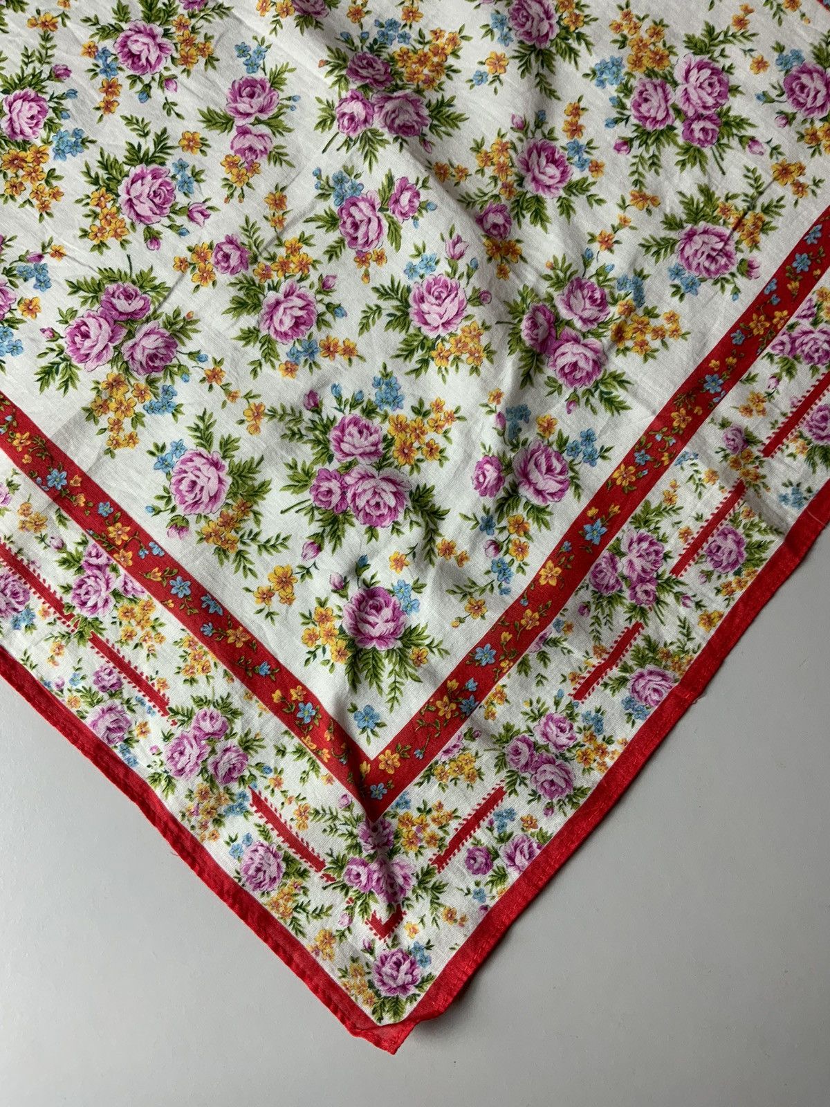 Japanese Brand Kenzo Flower Bandana Handkerchief Size ONE SIZE - 9 Thumbnail